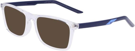 Nike NIKE 5544 sunglasses in Clear/Midnight Navy