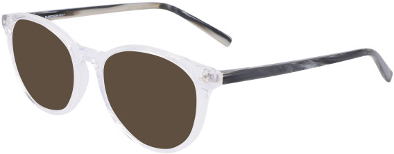 Marchon M-8505 sunglasses in Clear Crystal/Horn