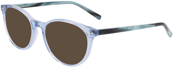 Marchon M-8505 sunglasses in Blue Crystal/Horn