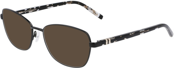 Marchon M-4021 sunglasses in Satin Black