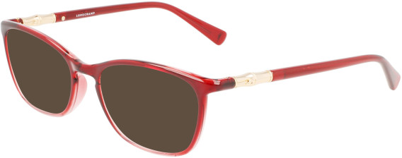 Longchamp LO2695 sunglasses in Gradient Burgudy Pink