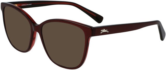 Longchamp LO2687 sunglasses in Metallic Red