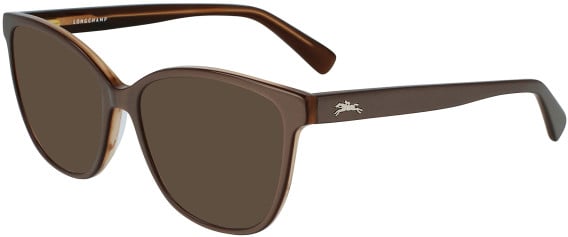 Longchamp LO2687 sunglasses in Metallic Nude