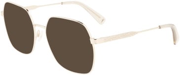Longchamp LO2148 sunglasses in Gold/Ivory