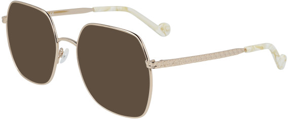Liu Jo LJ2160 sunglasses in Gold Shiny