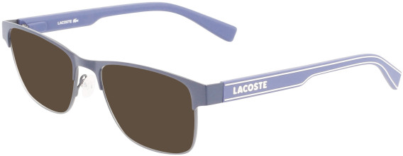 Lacoste L3111 sunglasses in Matte Blue