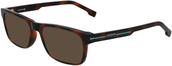 Lacoste L2886-55 sunglasses in Havana