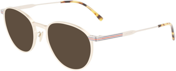 Lacoste L2284E sunglasses in Semimatte Gold