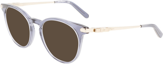 Ferragamo SF2927 sunglasses in Transparent Blue