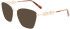 Ferragamo SF2217 sunglasses in Gold