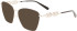 Ferragamo SF2217 sunglasses in Gold/Black