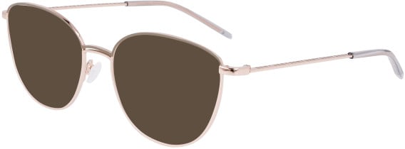 DKNY DK1027 sunglasses in Slate Sage/Rose Gold