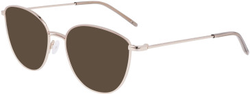 DKNY DK1027 sunglasses in Taupe/Gold