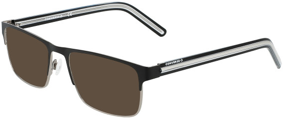 Converse CV3007Y sunglasses in Satin Black/Clear