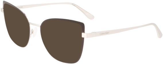 Calvin Klein CK22101 sunglasses in Black/Silver