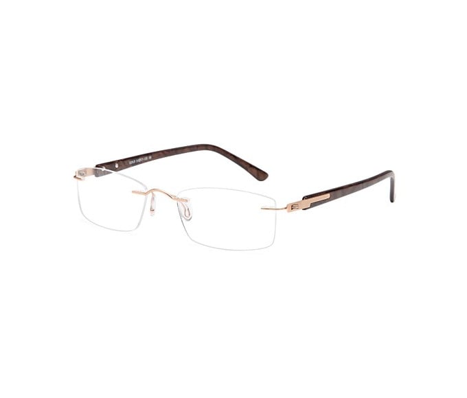 SFE reading glasses in Gold