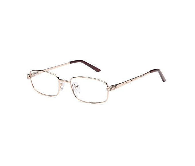 SFE reading glasses in Gold