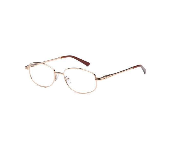 SFE reading glasses in Gold