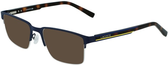 Lacoste L2279-55 sunglasses in Matte Blue
