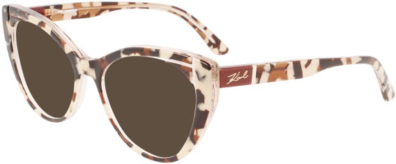 Karl Lagerfeld KL6078 sunglasses in Tortoise/Crystal