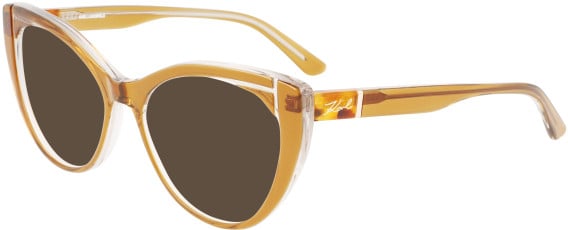 Karl Lagerfeld KL6078 sunglasses in Brown/Crystal