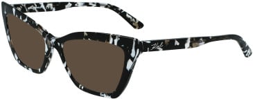 Karl Lagerfeld KL6063 sunglasses in Black/White
