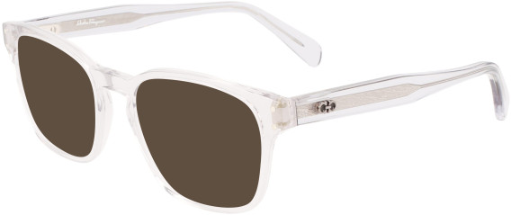 Ferragamo SF2925 sunglasses in Light Crystal Grey