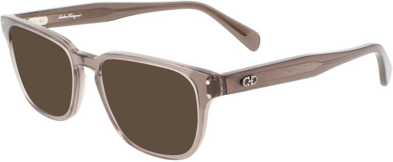 Ferragamo SF2924 sunglasses in Transparent Grey