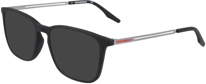 Converse CV8000 Eyeglasses 001 Matte Black 52mm CONVERSE CV8000 001 (001) MATTE BLACK 52/17/145 MALE Eyewear  main image 2