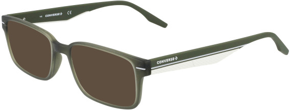 Converse CV5009 sunglasses in Matte Crystal Dark Moss
