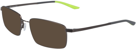 NIKE OPTICAL NIKE 4305-57 sunglasses in Brushed Gunmetal/Dark Grey