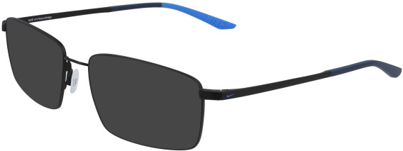 NIKE OPTICAL NIKE 4305-57 sunglasses in Satin Black/Midnight Navy