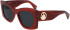 LANVIN SUN LNV605S glasses in STRIPED RED