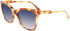 Victoria Beckham VB640S sunglasses in Amber Tortoise