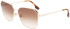 Victoria Beckham VB228S sunglasses in Gold/Choccolate