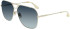 Victoria Beckham VB217S sunglasses in Gold/Blue