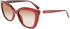 Longchamp LO695S sunglasses in Metallic Red