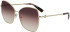 Longchamp LO156SL sunglasses in Rose Gold/Brown Peach