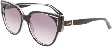 Karl Lagerfeld KL6068S sunglasses in Black/Crystal