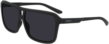 Dragon DR THE JAM UPCYCLED LL sunglasses in Matte Black/Smoke