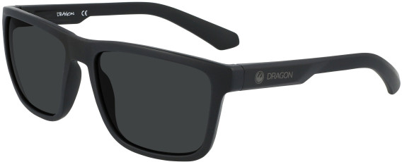 Dragon DR REED XL LL sunglasses in Matte Black/Smoke