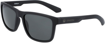 Dragon DR REED LL sunglasses in Matte Black/Smoke