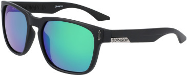 Dragon DR MONARCH LL ION sunglasses in Matte Black/Green