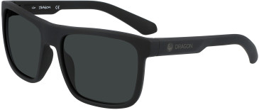 Dragon DR DAVIS LL sunglasses in Matte Black/Smoke