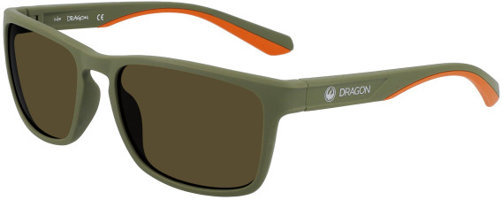 Dragon DR BLAISE LL sunglasses in Matte Olive/Brown