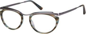 Savile Row SRO-027 glasses in Teal Horn