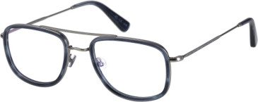 Savile Row SRO-002 glasses in Silver Navy