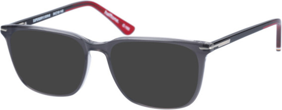Superdry SDO-HALFTONE sunglasses in Grey Red