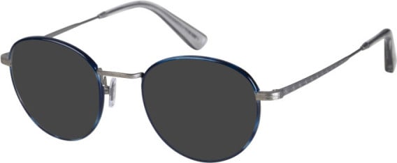 Savile Row SRO-014 sunglasses in Navy Silver