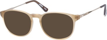 Superdry SDO-OLSON sunglasses in Nude Gold